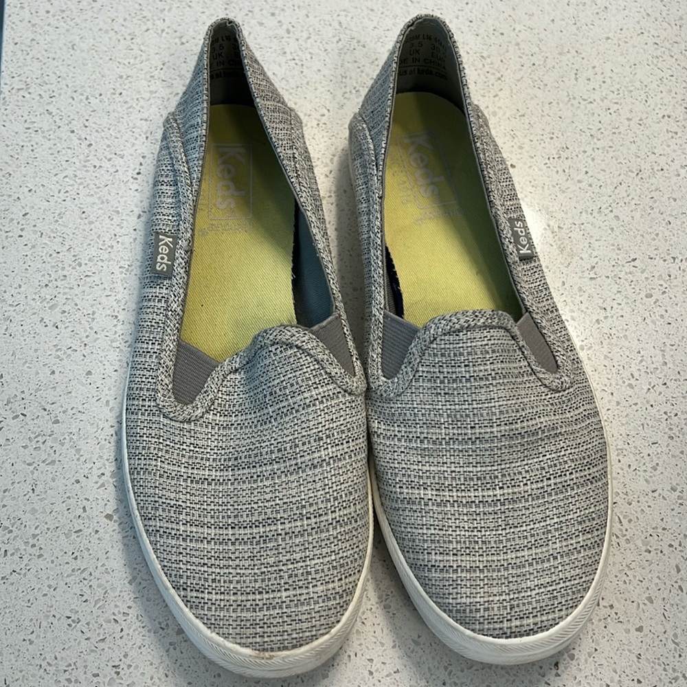 Keds canvas slip on loafers